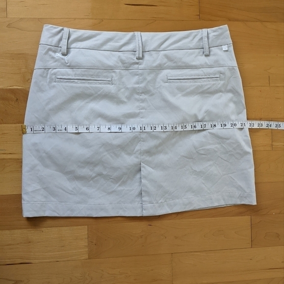 PUMA build in shorts mini skirt beige size 12 @C5 - Picture 3 of 9